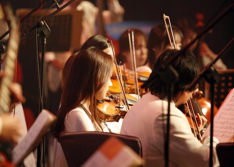 Bild von einem Orchester