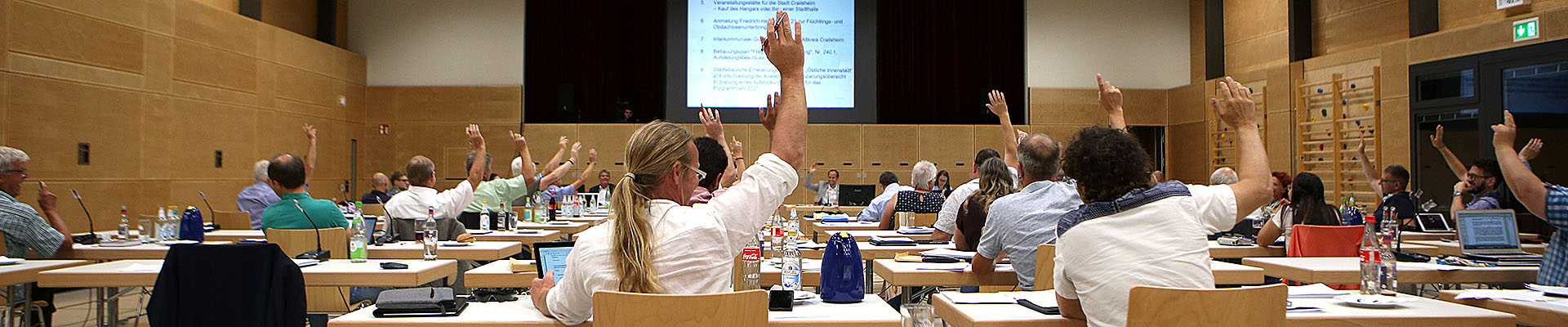 Bild aus einer Gemeinderatssitzung