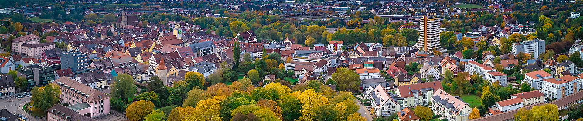 Luftaufnahme von Crailsheim
